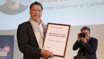 Arnold Schwarzenegger: Muskelmann wird Ehrendoktor in Berlin