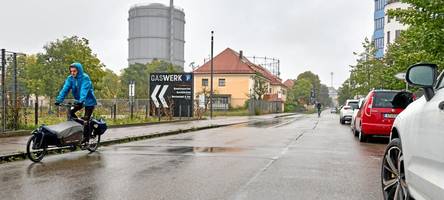 Straße vor dem Augsburger Gaswerksareal soll zur Fahrradstraße werden