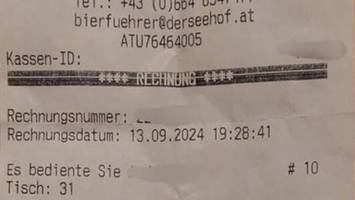 in Österreich - frau beklagt „heftig dreiste“ restaurant-„abzocke“ –betreiber verteidigt sich