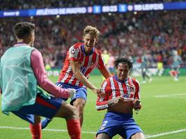 Champions League: Atlético erledigt Leipzig in letzter Minute