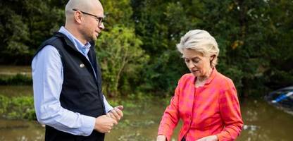 Hochwasser in Europa: Ursula von der Leyen verspricht Milliardenhilfe für Flutgebiete