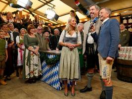 Oktoberfest-Anstich: Lederhosen-Söder stiehlt dem Oberbürgermeister die Show