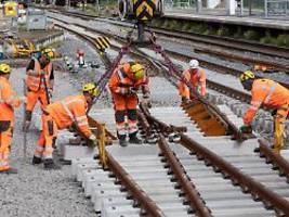 Plan steht trotz Sparmaßnahmen: Deutsche Bahn will 1500 Kilometer und 200 Stellwerke sanieren