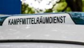 kampfmittelräumdienst: fliegerbombe in kaiserslautern soll entschärft werden