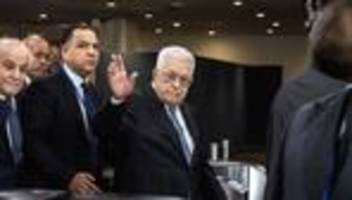 anerkennung palästinas: ein neuer sitzplatz für mahmud abbas