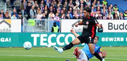 Fußball-Bundesliga: Omar Marmoush schießt Eintracht Frankfurt zum Sieg bei Holstein Kiel