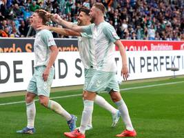 Bundesliga: Bremen verwandelt 0:3 in 4:3-Sieg