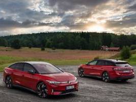 hübsches heck und viel dahinter: der vw id.7 tourer - eine gelungene kombination