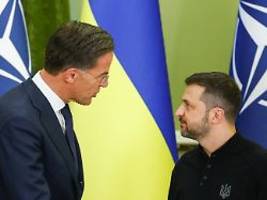 Ukraine unter Druck: Rutte besucht Kiew - Selenskyj kritisiert NATO-Partner