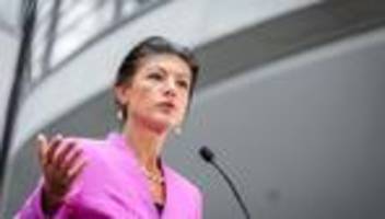 Ukraine-Politik: Wagenknecht lobt Ukraine-Appell von Kretschmer, Woidke und Voigt