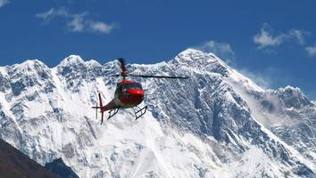 In 20 Minuten runter - Helikopter-Taxis fliegen reiche Touris vom Mount Everest ins Tal