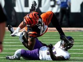 nfl liefert große geschichten: monster-touchdown, eine bittere burrow-show und ein folgenschweres unwetter