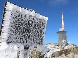 kurz mild, dann nass und kalt: schnee und frost - der erste gruß des winters
