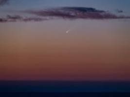 Tsuchinshan-Atlas am Abendhimmel: Wann der Komet am besten zu sehen ist