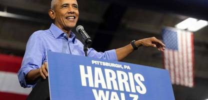 US-Wahlen 2024: Barack Obama macht Wahlkampf für Harris – und teilt gegen Trump aus