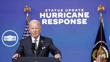 Wegen Katastrophenhilfe nach Hurrikan Milton - Biden fordert Kongress zur Rückkehr aus Sitzungpause auf