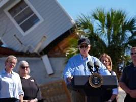 Verwüstungen durch Milton: Biden macht sich ein Bild von den Schäden in Florida