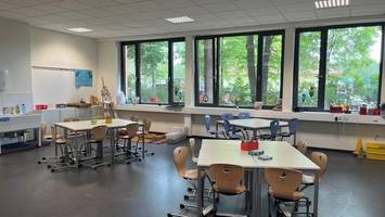 in diesem bezirk wurde der 100. schul-ergänzungsbau eröffnet