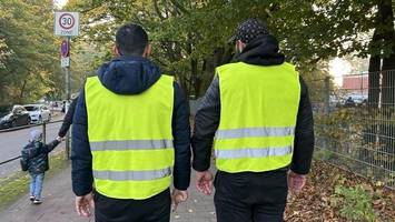 Einmalig in Hamburg: Vor dieser Schule patrouilliert Security