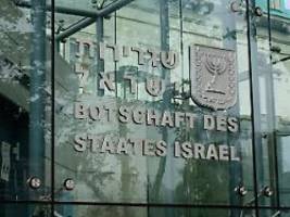 Mann festgenommen: Anschlagsplan auf israelische Botschaft in Berlin