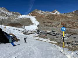 start der skisaison in sölden: was vom gletscher übrig blieb