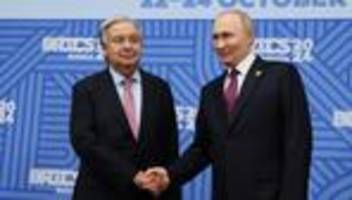 Brics-Gipfel: Guterres fordert gerechten Frieden von Putin