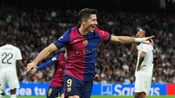 Barcelona überrollt Real Madrid – Lewandowski trifft doppelt