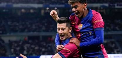 La Liga: 4:0 – FC Barcelona blamiert Real Madrid, Robert Lewandowski trifft doppelt