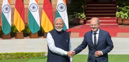 Olaf Scholz und Robert Habeck in Indien: Wie Indien die deutsche Wirtschaft retten soll