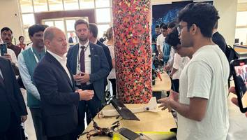 bei kanzler-reise - in indien fragt student scholz plötzlich nach der ampel: „ich will sehr ehrlich sein“