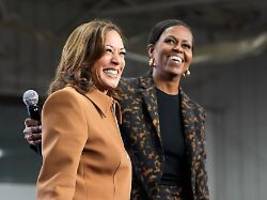 Wahlkampf mit Kamala Harris: Michelle Obama hat echte Angst vor Trump