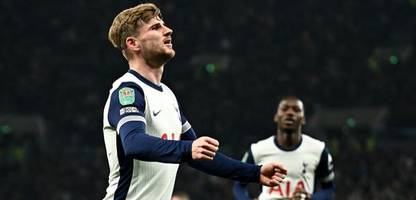 Englischer Ligapokal: Timo Werner und Tottenham Hotspur schießen Manchester City raus