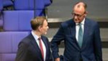 wirtschaftswende: merz sieht gemeinsamkeiten mit lindners wirtschaftsideen