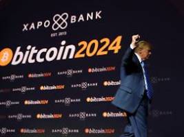 Trump beflügelt Kryptowährung: US-Wahl treibt Bitcoin zu Rekordhoch