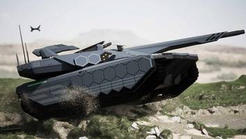 grünes kriegsgerät - dieser wasserstoff-panzer will dem deutschen leopard konkurrenz machen