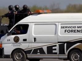 grausamer fund in urlaubsregion: mexikos polizei findet elf leichen in verlassenem pickup