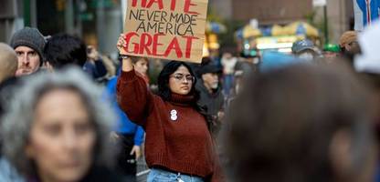 USA: Anti-Trump-Proteste in mehreren US-Bundesstaaten