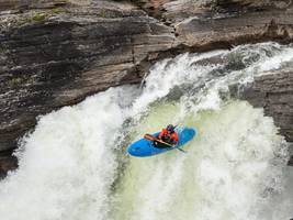 Wildwasser-Kanu: Der freie Fall