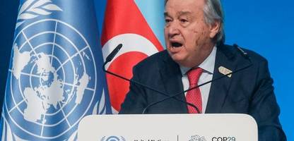 uno-klimakonferenz in baku 2024: guterres spricht vom »finalen countdown« für das 1,5-grad-ziel