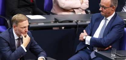 fdp-kritik an friedrich merz in schuldenbremse-debatte