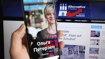 abgetauchte olga petersen: für die afd-politikerin wird es eng