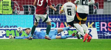 später handelfmeter: deutschland spielt 1:1 in ungarn