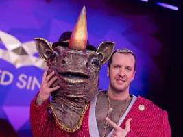 neue runde von masked singer: im nashorn steckt ex-handballer pascal hens