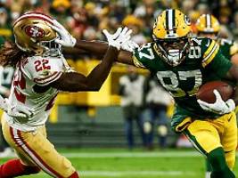 Üble Verletzung schockt NFL: Packers vermöbeln die 49ers, Giants desaströs