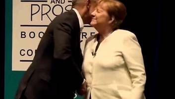 angela merkel bei barack obama: werbung für memoiren