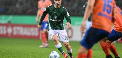 DFB-Pokal: Werder Bremen siegt in letzter Minute gegen Darmstadt und zieht ins Viertelfinale ein