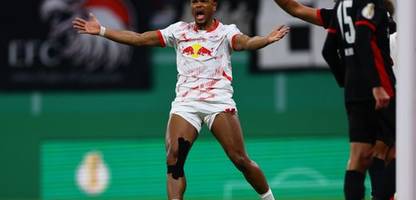 DFB-Pokal: RB Leipzig wirft Eintracht Frankfurt aus dem Pokal und kann dabei auf sein Sturmduo bauen