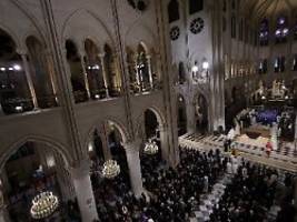 macron erinnert an bange stunden: notre-dame mit bewegender feier wiedereröffnet