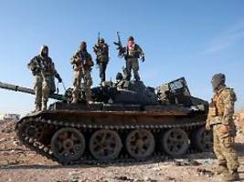 tausende assad-kämpfer im irak?: syrische armee stellt regierungssoldaten frei