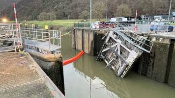 crash an der schleuse: „zum nichtstun verdammt“: die folgen des stillstands auf der mosel